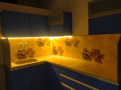Kitchen Image of 500 Sq.ft 1 BHK Apartment / Flat for rent in Kalani Nagar Indore for Rs. 13000