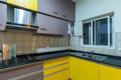 Kitchen Image of 2000 Sq.ft 3 BHK Apartment / Flat for rent in Adarsh Palm Retreat Tower 1, Bellandur Bengaluru for Rs. 130000