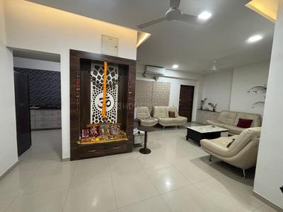 Living Room Image of 1890 Sq.ft 3.5 BHK Apartment / Flat for rent in Deep Indraprasth 5, Prahlad Nagar Ahmedabad for Rs. 60000