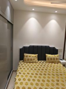 Bedroom Image of 700 Sq.ft 1 BHK Builder Floor for rent in Lajpat Nagar New Delhi for Rs. 56000