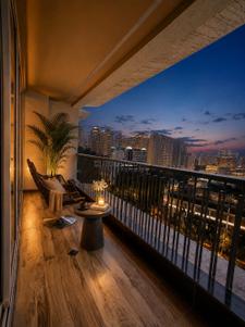 Balcony Image of 3500 Sq.ft 4 BHK Apartment / Flat for sale in NSG Chittaranjan Tower, Powai Mumbai for Rs. 77500000
