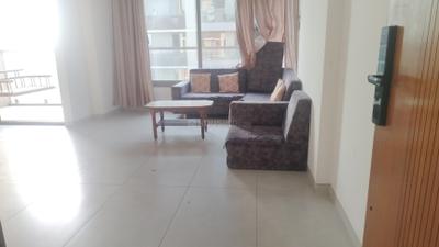 Living Room Image of 1800 Sq.ft 3 BHK Apartment / Flat for rent in Satyamev Serene, Gota Ahmedabad for Rs. 45000