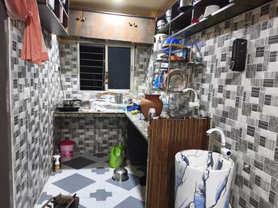 Kitchen Image of 560 Sq.ft 2 BHK Builder Floor for sale in Uttar Panchanna Gram Kolkata for Rs. 1800000