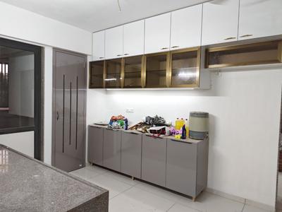 Kitchen Image of 749 Sq.ft 2 BHK Apartment / Flat for rent in Shrikunj Sky, Sola Ahmedabad for Rs. 35000