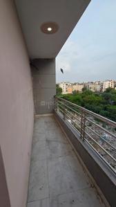 Balcony Image of 765 Sq.ft 3 BHK Builder Floor for rent in Mansa Ram Park New Delhi for Rs. 21000