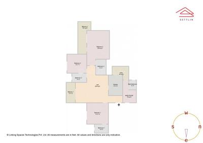 Image of 2043 Sq.ft 3 BHK Apartment / Flat for sale in Prestige Elm Park by Prestige Projects Pvt Ltd, Whitefield, Bengaluru for Rs. 35000000