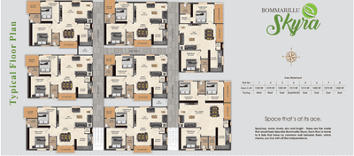 Image of 1270 Sq.ft 2 BHK Apartment / Flat for sale in Ameenpur, Sangareddy for Rs. 6223000