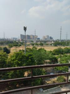 Balcony Image of 1250 Sq.ft 2 BHK Apartment / Flat for rent in Vocational Education White House Apartment, Sector PI Greater Noida for Rs. 22000