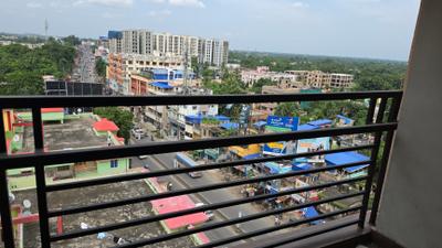 Balcony Image of 1020 Sq.ft 3 BHK Apartment / Flat for rent in Rishi Ventoso, Madhyamgram Kolkata for Rs. 28000