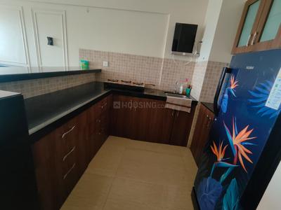 Kitchen Image of 640 Sq.ft 1 RK Studio for rent in Lodha Belmondo, Gahunje Pune for Rs. 35000