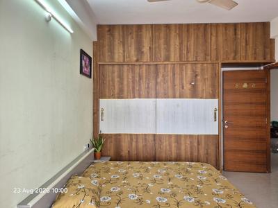 Bedroom Image of 1735 Sq.ft 3 BHK Apartment / Flat for rent in Crown Whistling Woods, Manchirevula Hyderabad for Rs. 60000