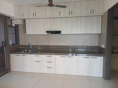 Kitchen Image of 2110 Sq.ft 3 BHK Apartment / Flat for rent in Shivalik Green View, Shantigram Ahmedabad for Rs. 35000