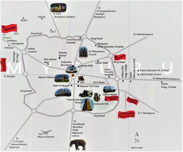 Image of 2000 Sq.ft Residential Plot / Land for sale in Sathagalli Layout, Mysore for Rs. 4600000