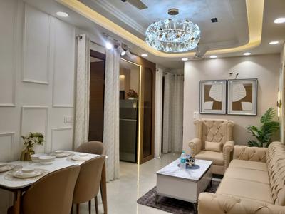 Living Room Image of 850 Sq.ft 3 BHK Apartment / Flat for sale in Saarthi Affordable Homes, Hastsal New Delhi for Rs. 5100000