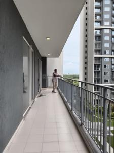 Balcony Image of 2088 Sq.ft 3 BHK Apartment / Flat for rent in Godrej Woods, Sector 43 Noida for Rs. 81000