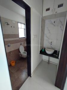 Bathroom Image of 650 Sq.ft 1 BHK Apartment / Flat for rent in GK Developer Jhulelal Towers, Pimple Gurav Pune for Rs. 22000