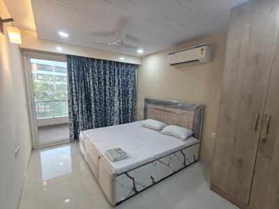 Bedroom Image of 1802 Sq.ft 3 BHK Apartment / Flat for rent in The Aristo, Sukhalpura Jaipur for Rs. 50000