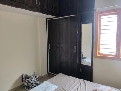 Bedroom Image of 500 Sq.ft 1 BHK Builder Floor for rent in Indira Nagar Bengaluru for Rs. 24000
