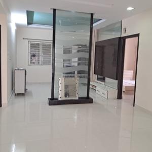 Hall Image of 1516 Sq.ft 3 BHK Apartment / Flat for rent in Cybercity Rainbow Vistas Rock Garden, Borabanda Hyderabad for Rs. 55000