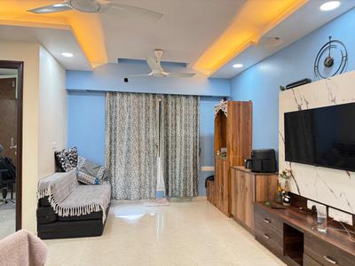 Hall Image of 700 Sq.ft 1.5 BHK Apartment / Flat for rent in Dosti West County Oak, Thane West Thane for Rs. 34000