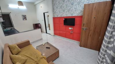 Living Room Image of 400 Sq.ft 1 BHK Builder Floor for rent in Mahalakshmi Nagar Indore for Rs. 16500