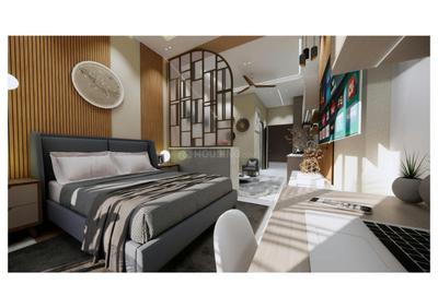 Bedroom Image of 500 Sq.ft 1 RK Studio for sale in Jagatpura Jaipur for Rs. 3400000
