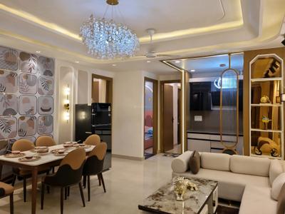 Living Room Image of 1200 Sq.ft 4 BHK Apartment / Flat for sale in Hastsal New Delhi for Rs. 7700000