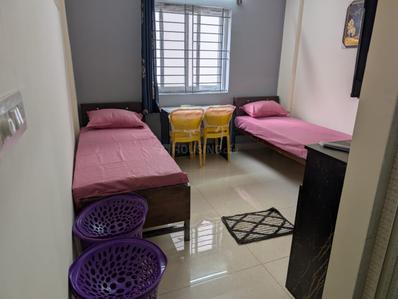Bedroom Image of sri sai balaji co-live pg in Electronic City, Bengaluru