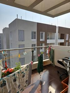 Bedroom One Image of 806 Sq.ft 2 BHK Apartment / Flat for rent in Laxmi Emerald, Lohegaon Pune for Rs. 28000
