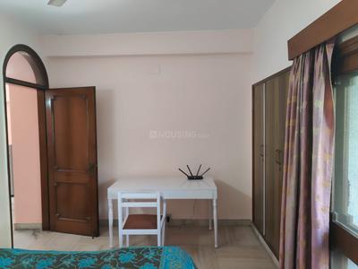 Bedroom Image of 900 Sq.ft 1 BHK Builder Floor for rent in Hauz Khas New Delhi for Rs. 50000