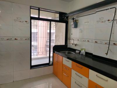 Kitchen Image of 1320 Sq.ft 3 BHK Apartment / Flat for rent in Shraddha Intop Heights, Airoli Navi Mumbai for Rs. 65000