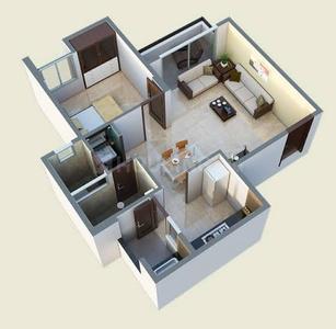 Image of 763 Sq.ft 1 BHK Apartment / Flat for rent in Goyal Footprints, Chokkanahalli, Bengaluru for Rs. 29000