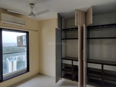 Bedroom Image of 1050 Sq.ft 3 BHK Apartment / Flat for rent in Kolshet Thane for Rs. 41000