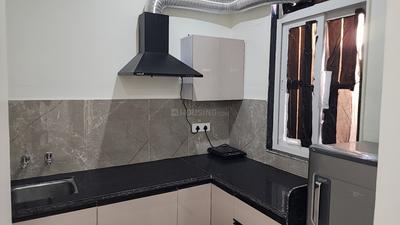 Kitchen Image of 560 Sq.ft 1 RK Apartment / Flat for rent in Karolan Ka Barh Jaipur for Rs. 15000