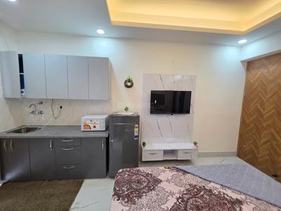 Kitchen Image of 1141 Sq.ft 1 RK Independent House for rent in Sector 57 Gurgaon for Rs. 26000
