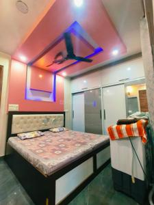 Bedroom Image of 1100 Sq.ft 3 BHK Builder Floor for rent in Dream Home, Dwarka Mor New Delhi for Rs. 25000