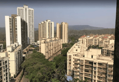 Image of 990 Sq.ft 2 BHK Apartment / Flat for rent in Evershine Millennium Paradise, Kandivali East, Mumbai for Rs. 75000
