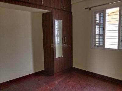 Bedroom Image of 600 Sq.ft 1 BHK Builder Floor for rent in Teachers Colony Bengaluru for Rs. 20000