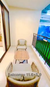 Balcony Image of 1588 Sq.ft 3 BHK Apartment / Flat for sale in Kumar Parth Tower C2, Baner Pune for Rs. 16000000
