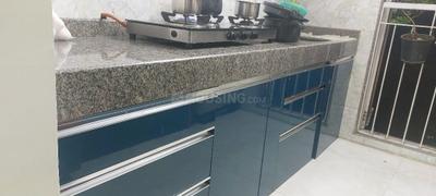 Kitchen Image of 955 Sq.ft 2 BHK Apartment / Flat for rent in Oxford Navrang Crystal, Goregaon West Mumbai for Rs. 60000