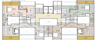 Image of 1199 Sq.ft 2 BHK Apartment / Flat for sale in Kuber The Vantage A B C And D, Pimple Gurav, Pune for Rs. 10700000