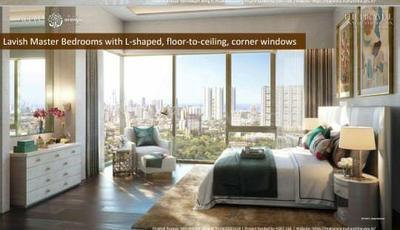 Bedroom Image of 900 Sq.ft 2 BHK Apartment / Flat for sale in Piramal Aranya Wing B, Byculla Mumbai for Rs. 42000000