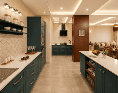 Kitchen Image of 1785 Sq.ft 3 BHK Apartment / Flat for sale in Shankar Nagar Raipur for Rs. 8700005