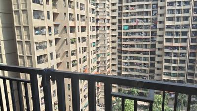 Balcony Image of 800 Sq.ft 1 BHK Apartment / Flat for sale in Raunak City, Kalyan West Kalyan for Rs. 4000000