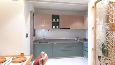 Kitchen Image of 1500 Sq.ft 3 BHK Apartment / Flat for sale in Sharanya Altura, Shilaj Ahmedabad for Rs. 10020000