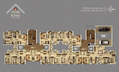 Image of 519 Sq.ft 2 BHK Apartment / Flat for sale in Adityaraj Royale, Vikhroli East, Mumbai for Rs. 14000000
