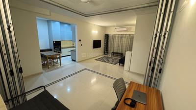 Hall Image of 1750 Sq.ft 3 BHK Apartment / Flat for rent in L And T Olivia At Raintree Boulevard, Sahakara Nagar Bengaluru for Rs. 100000