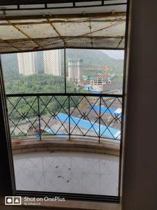 Balcony Image of 1345 Sq.ft 4 BHK Apartment / Flat for rent in Kabra Happy Valley, Thane West Thane for Rs. 40000