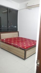 Bedroom Image of 930 Sq.ft 1 BHK Apartment / Flat for rent in Ganesh Malabar County III, Chharodi Ahmedabad for Rs. 105000