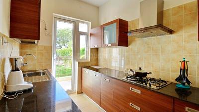 Kitchen Image of 1013 Sq.ft 3 BHK Apartment / Flat for sale in Ashiana Mulberry Moments, Sector 2 Sohna for Rs. 20000000